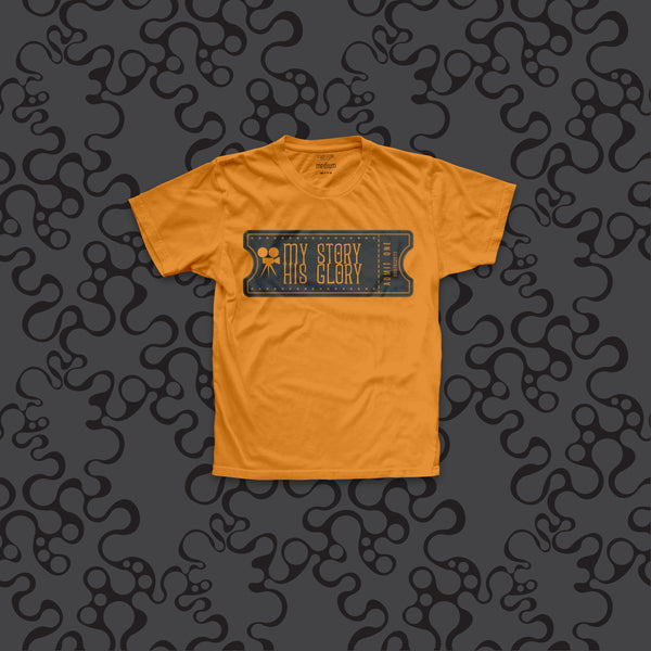 God's Glory graphic t-shirt (marmalade/gray)